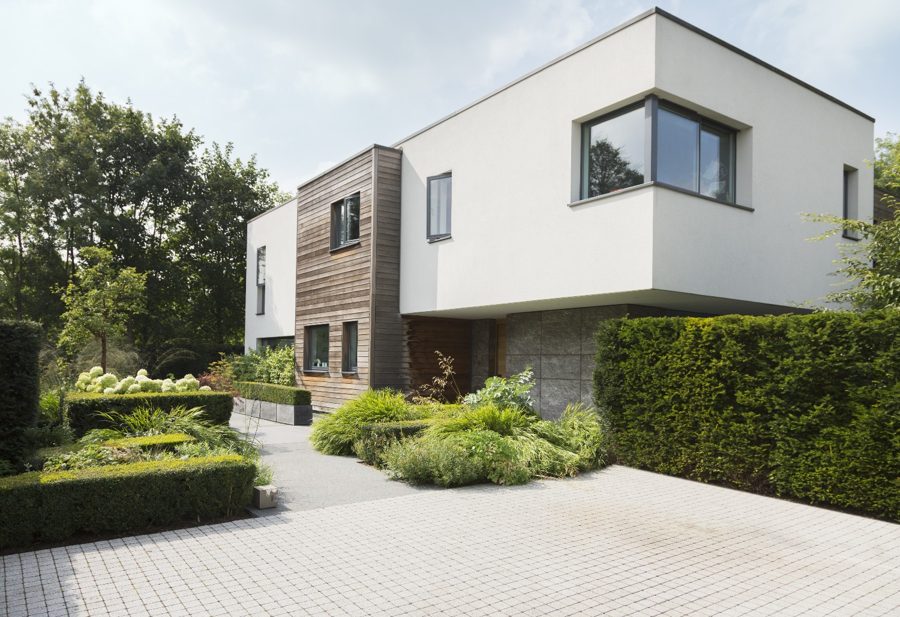 Modern home exterior